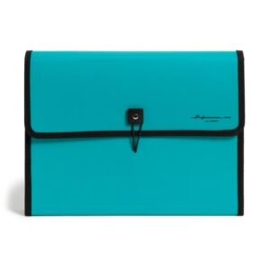 U Brands Performance Poly 13 Pocket Expandable File Folder, Teal